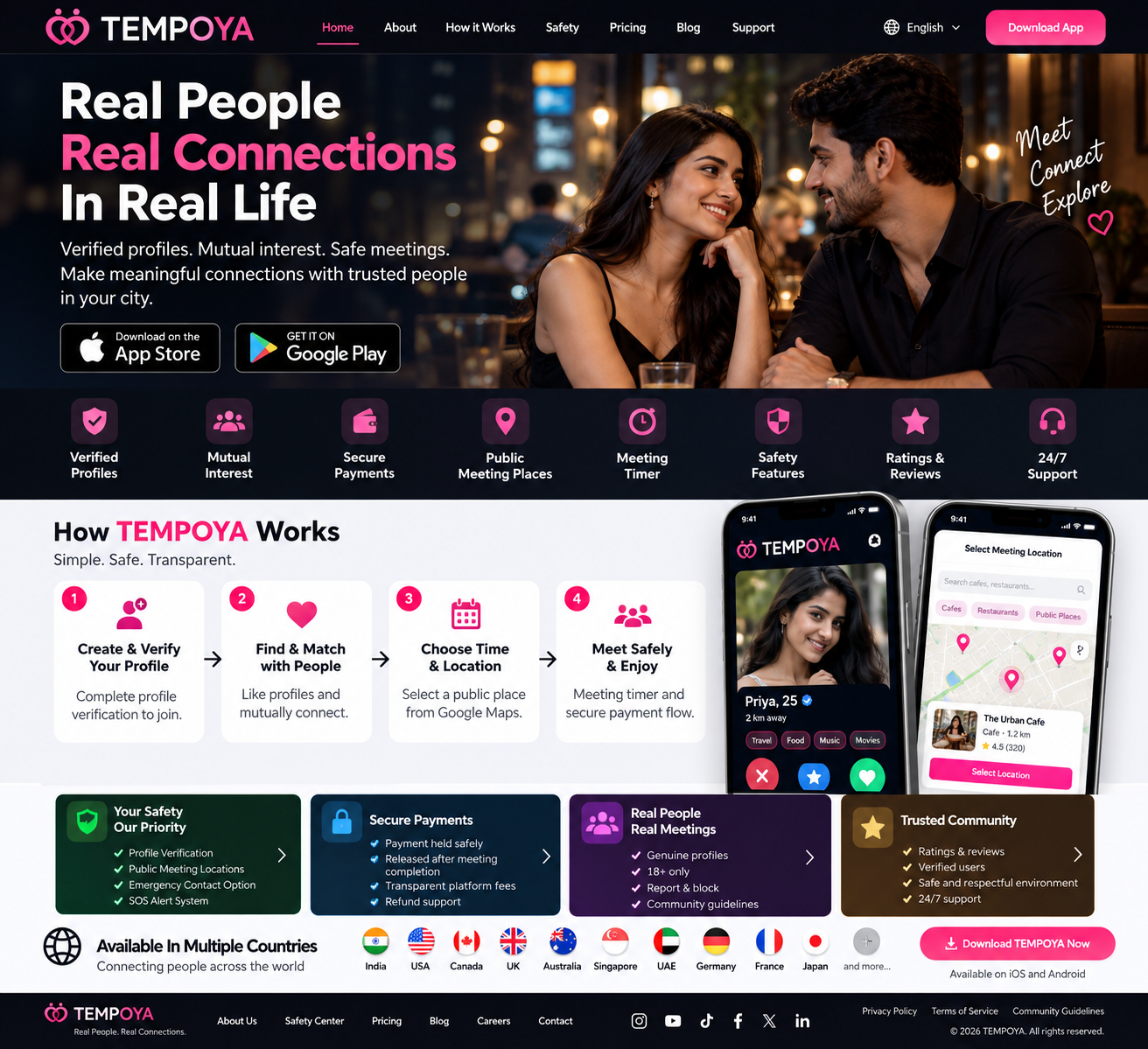 TEMPOYA website preview